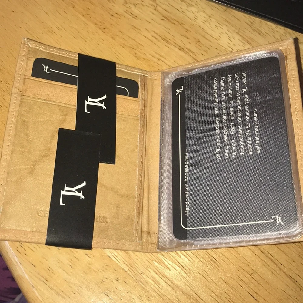 New Card holder in camel color w cc slots
